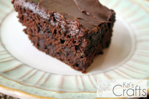 Kit's Crafts - Semi-Healthy Chocolate Cake