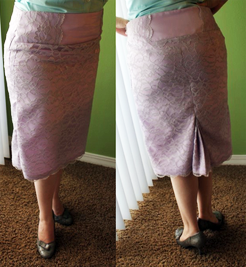 Kit's Crafts - DIY Lace Skirt