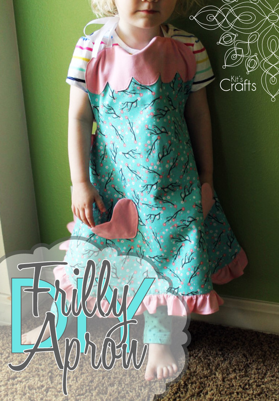Kit's Crafts - DIY Frilly Apron