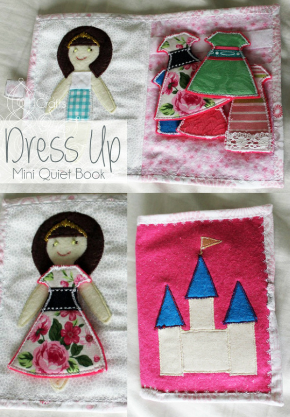 Kit's Crafts - Dress Up Mini #QuietBook