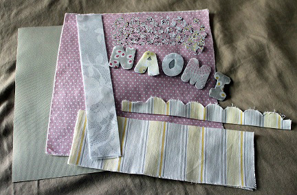 Kit's Crafts - Quiet Book Name Page