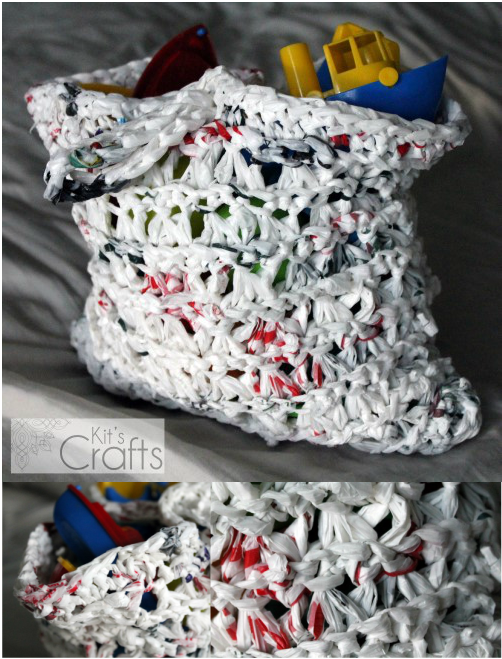 Kit's Crafts - Broomstick Bag, #FreeCrochetPattern