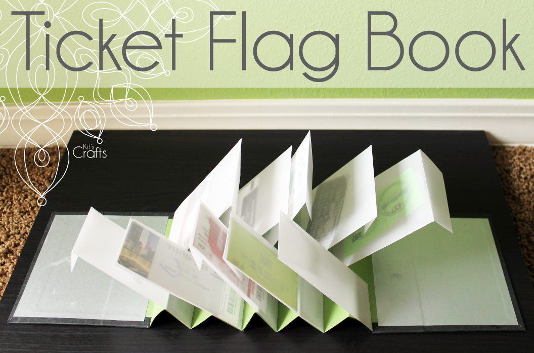 Kit's Crafts - Ticket Flag Book