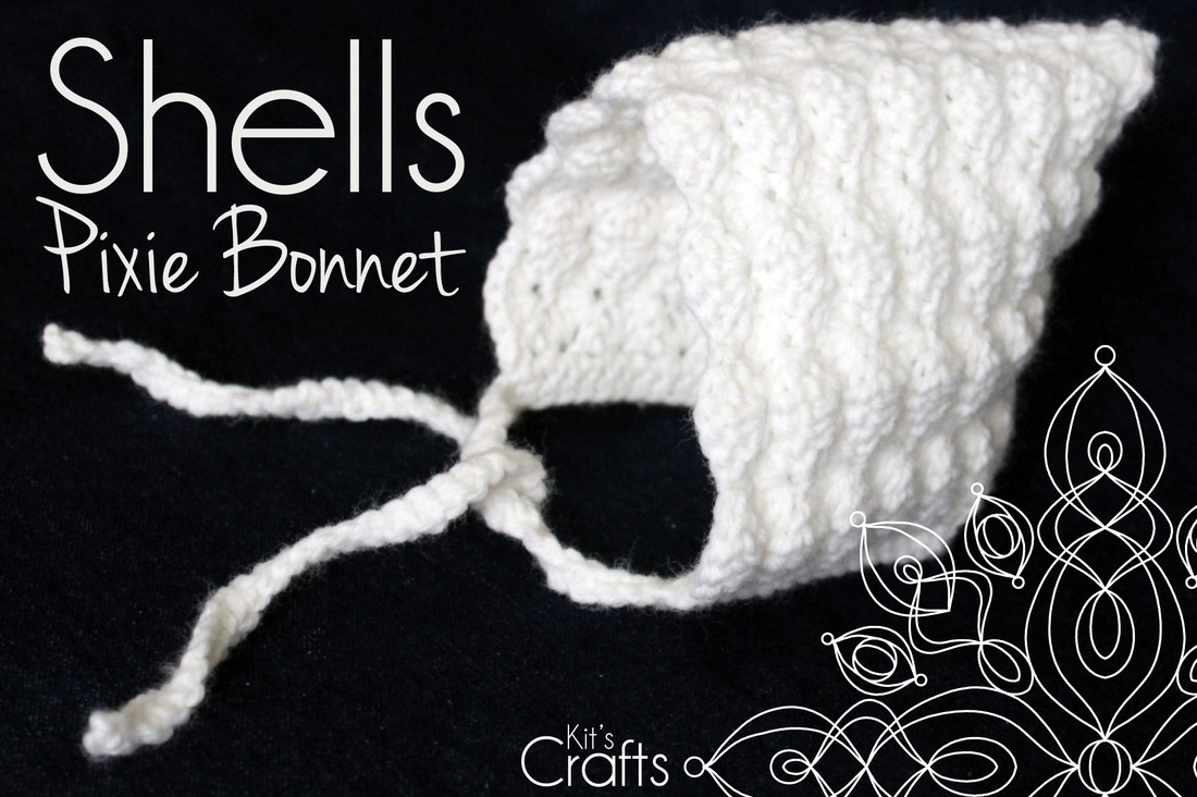 Kit's Crafts - Shells Pixie Bonnet