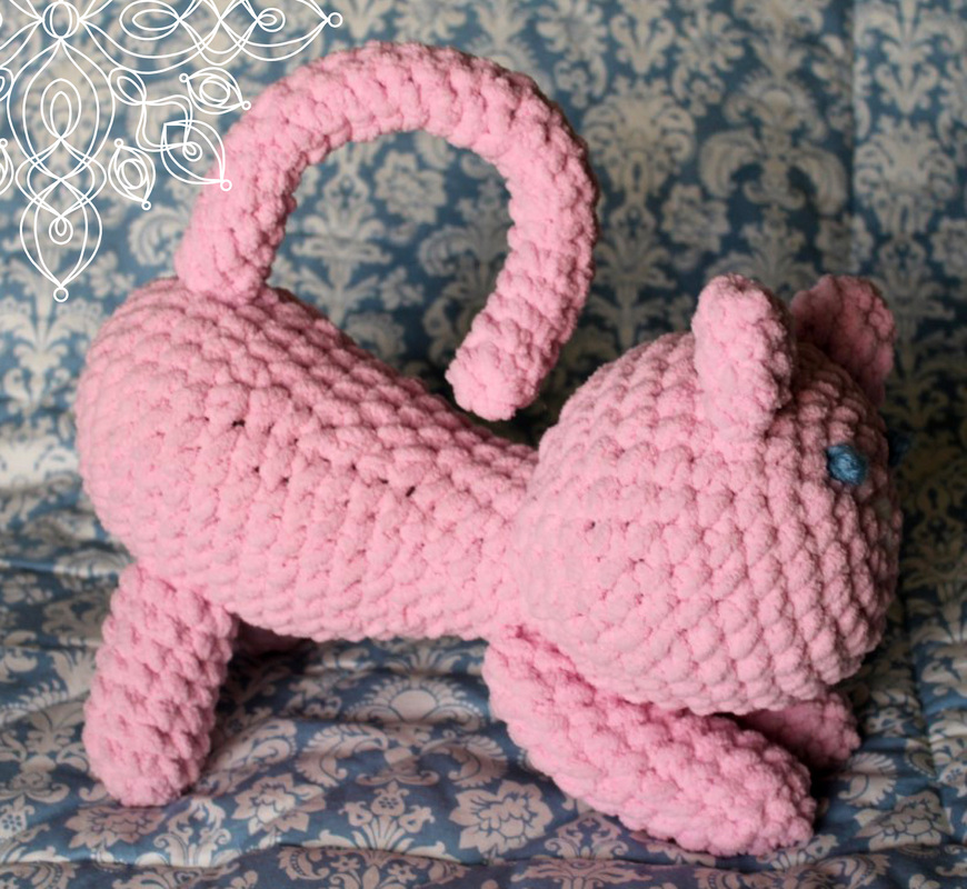 Kit's Crafts - Crochet Pouncing Kitten