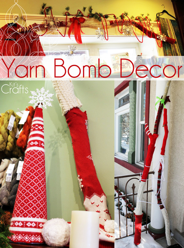 Kit's Crafts - #YarnBomb Decor, Blazing Needles