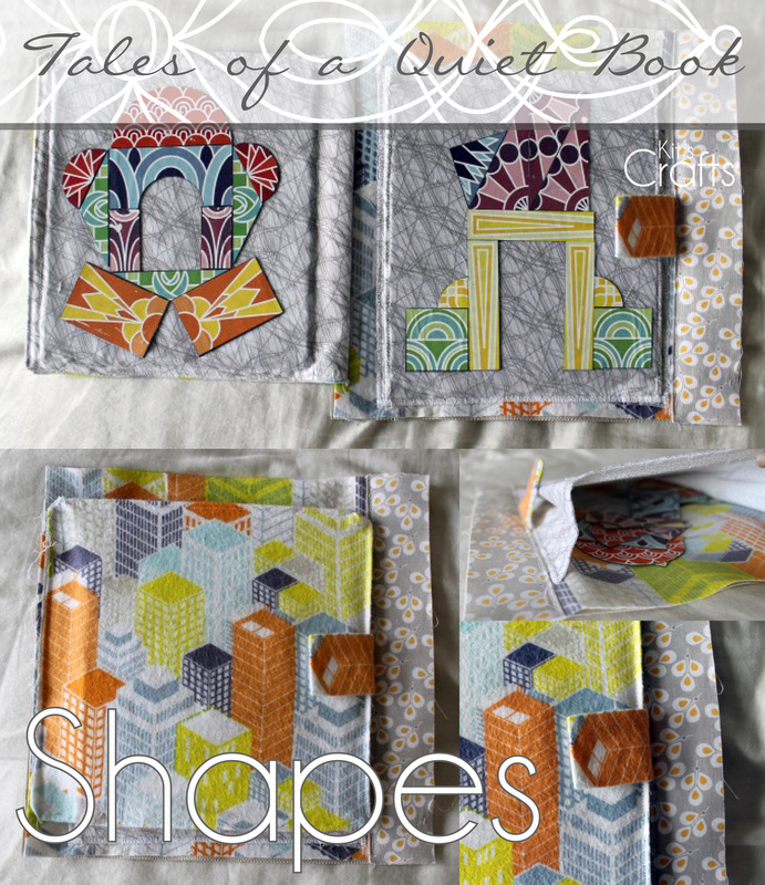 Kit's Crafts - Quiet Book, Magnetic Shapes