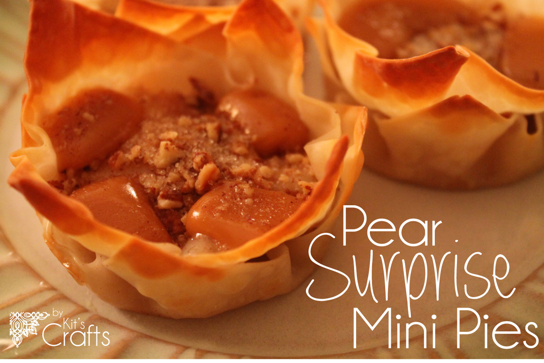 Kit's Crafts - Pear Surprise #MiniPies