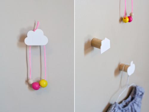 DIY Decorative Children's Wall Hooks