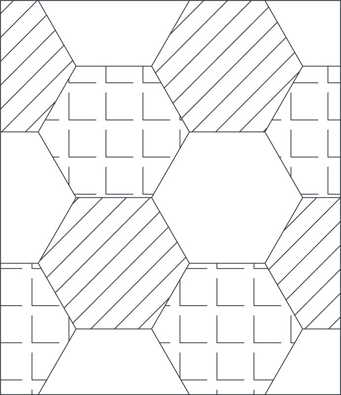 Kit's Crafts - Hexagon Rag Quilt
