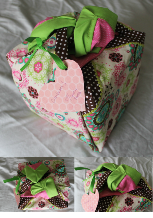 Baby Blanket Wrapped Gift