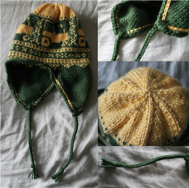 Knit pattern for color work hat
